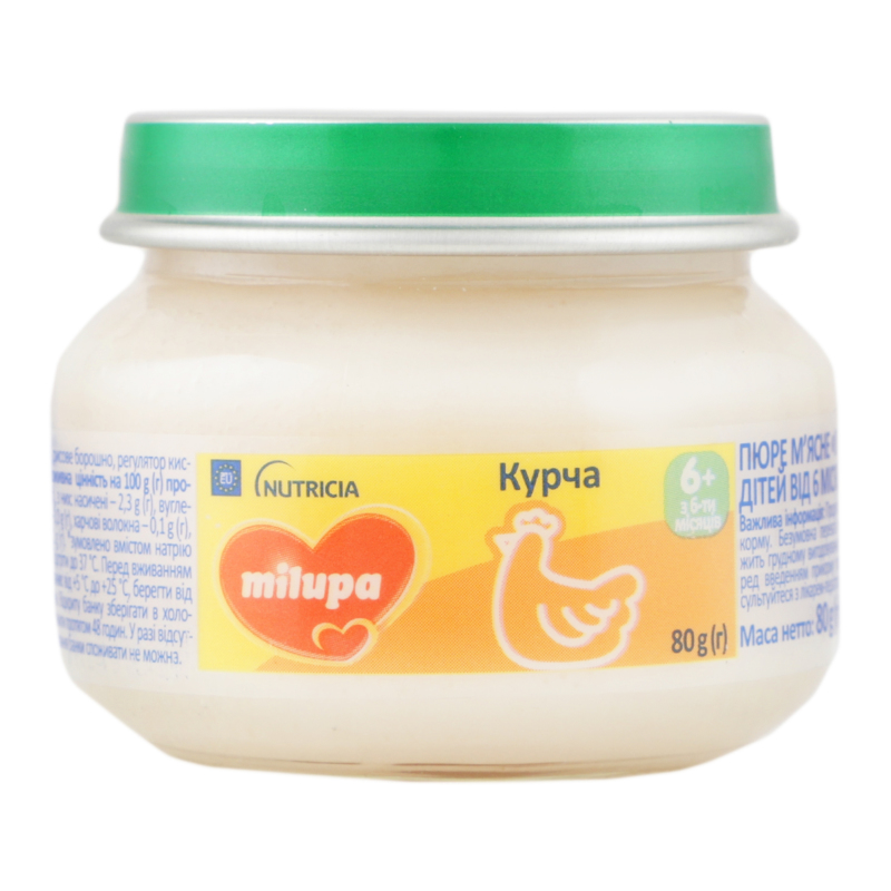 Пюре мясное для детей от 6мес Цыпленок Milupa с/б 80г Milupa ...