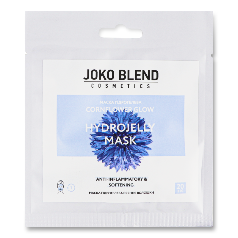 Маска д/обличчя Сяяння волошки гідрогелева 20г Джоко Бленд
