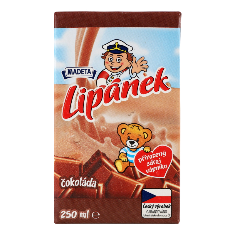 Молоко 1.3% ультрапастеризоване зі смаком какао Lipanek т/п