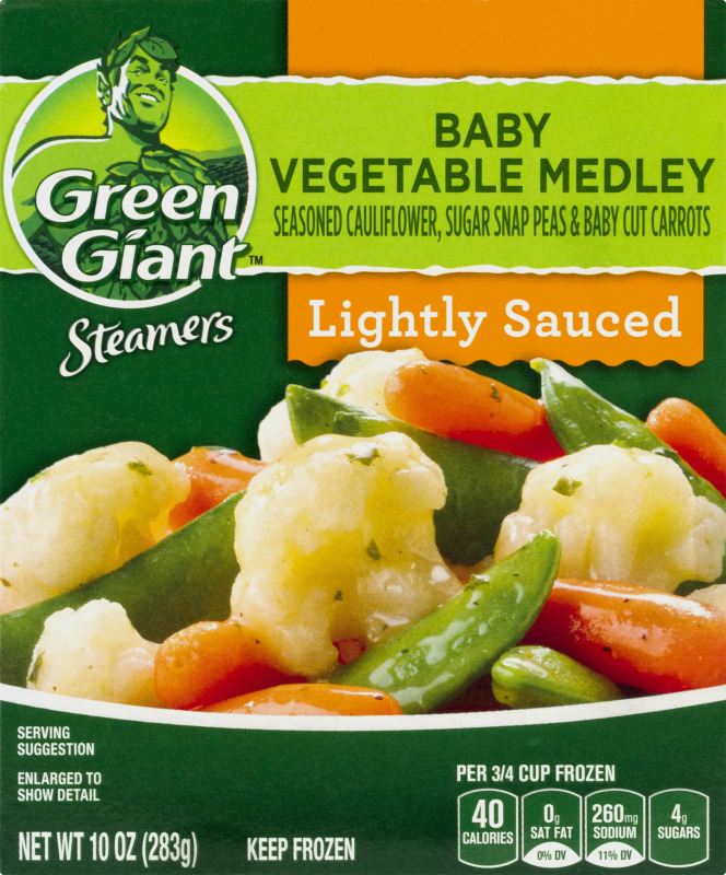 Green Giant Steamers Baby Vegetable Medley Lightly Sauced Green Giant