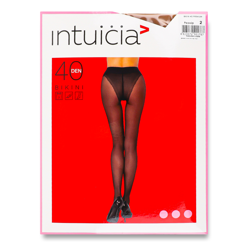 Колготи жіночі Бікіні Преміум візон 40ден р.2 Інтуіція