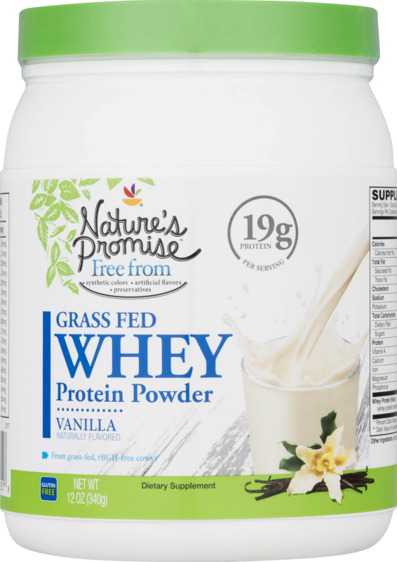 Nature's Promise Grass Fed Whey Protein Powder Vanilla Nature's Promise