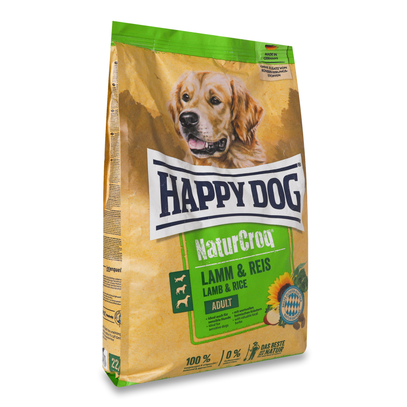 Корм д/дорослих собак Lamm&Reis з ягням та рисом сухий 4кг Happy Dog