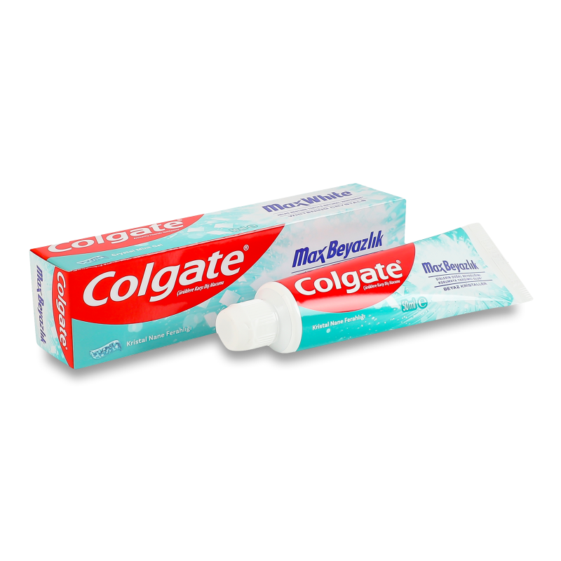 Паста зубна Crystal mint Max White 50мл Colgate