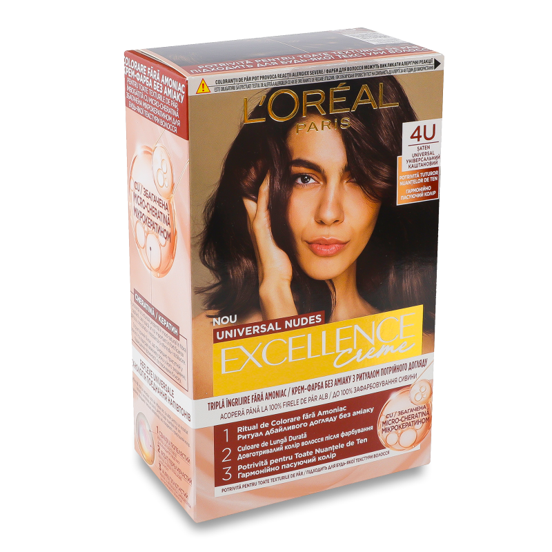 Крем-фарба д/волосся Excellence Creme 4U універсальний каштановий L’Oreal