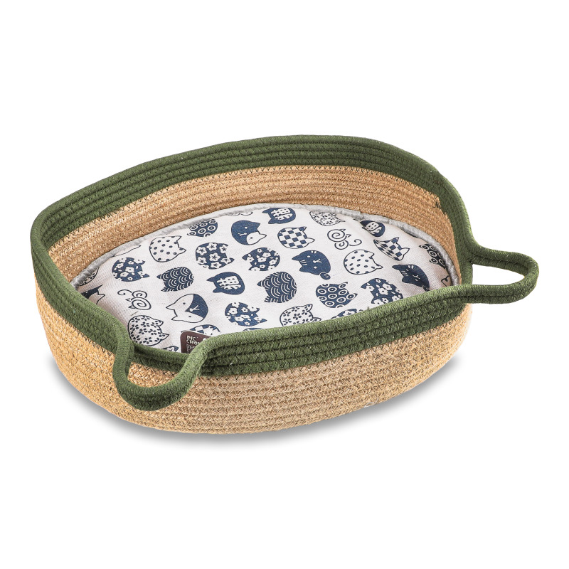 Лежак д/котів Кошик з матрацом 41*32*11см