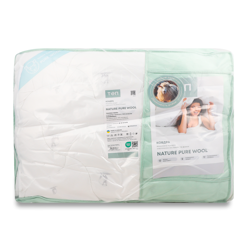 Ковдра Природа мембрана принт вовна 200*210см 350г/м2 ТЕП