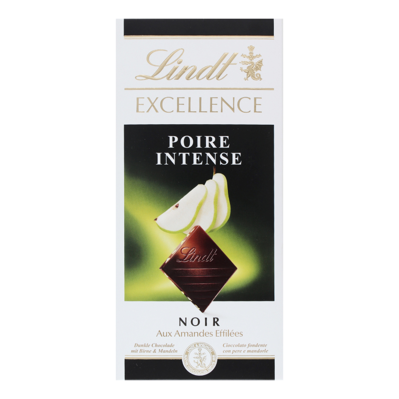 Шоколад чорний Poire Intense Excellence Lindt к/у
