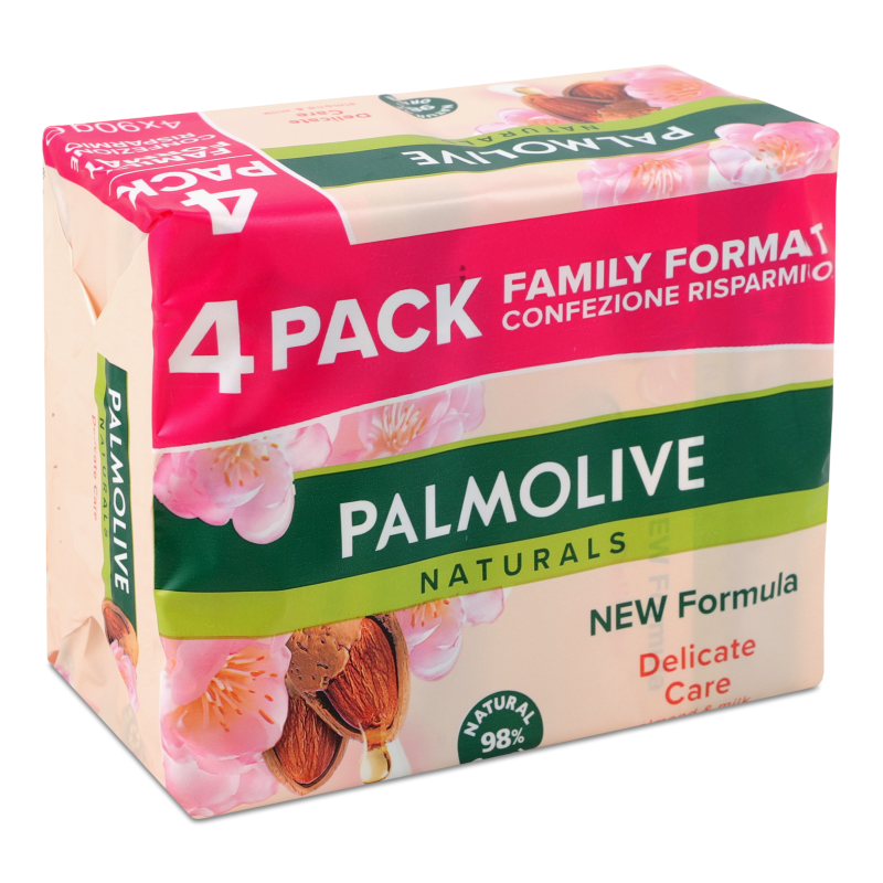 Мило Натурель Мигдаль та молочко 4*90г Палмолів