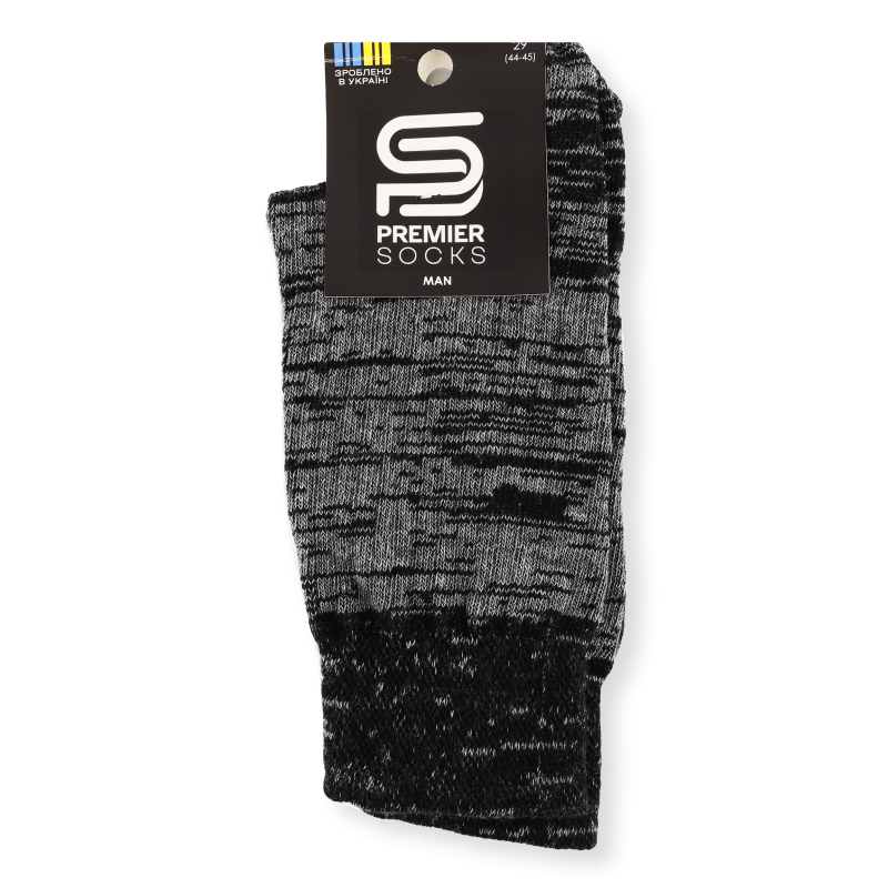 Шкарпетки чоловічі напіввовна меланж р.29 Premier Socks