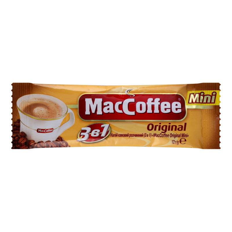 Напиток кофейный растворимый 3в1 Original Mini MacCoffee м/у 12г