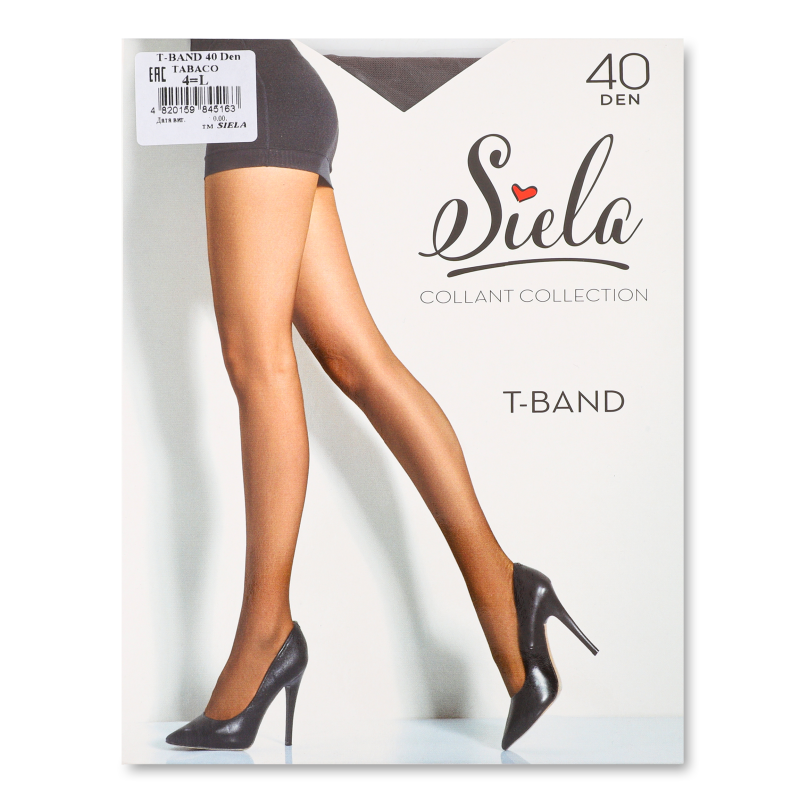 Колготи жіночі Т-Бенд табако 40ден р.4 Сіела