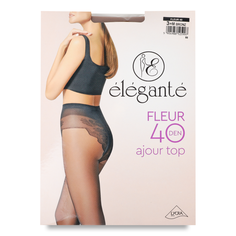 Колготи жіночі Fleur бронз 40ден р.3 Elegante