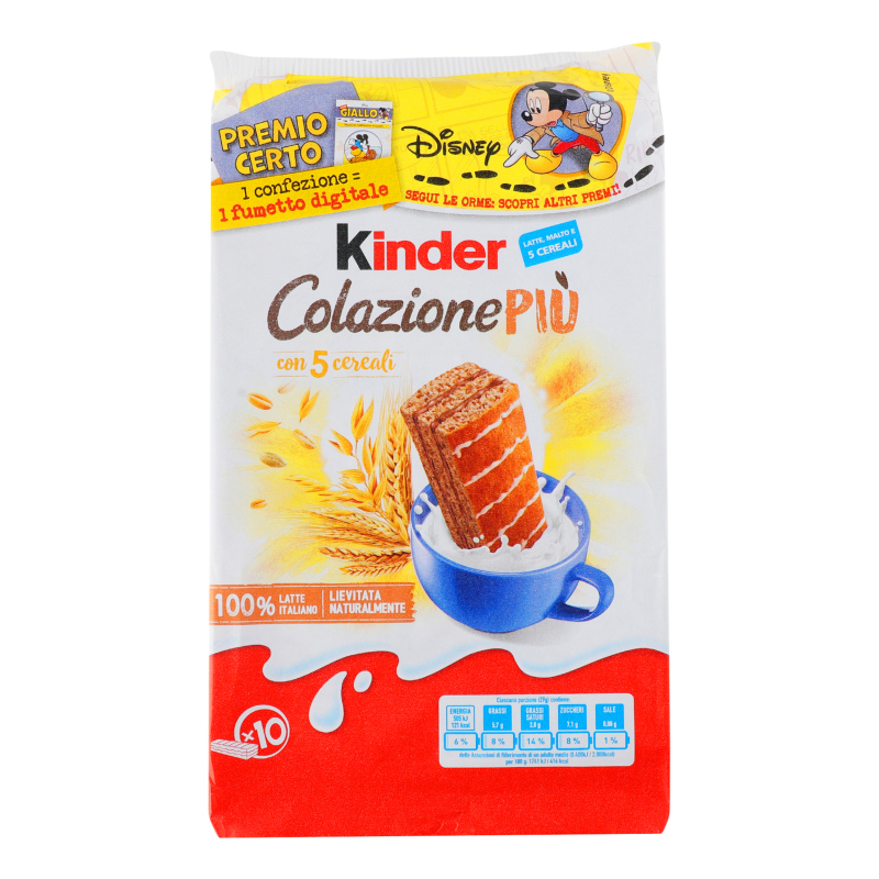 Тістечко з 5-ма злаками Colazione Piu Kinder м/у