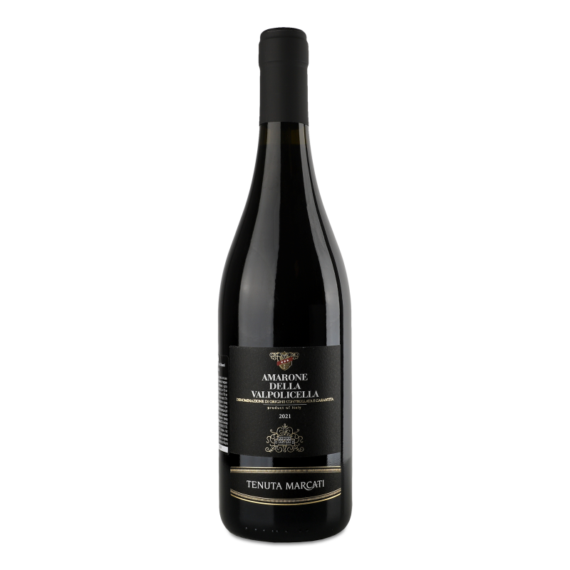 Вино Amarone della Valpolicella червоне сухе 15% 0,75л Tenuta Marcati