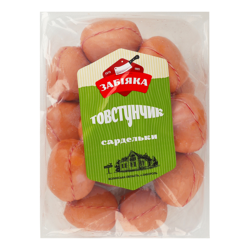 Сардельки Товстунчик Забіяка в/с кг