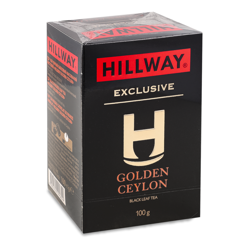 Чай Exclusive Golden Ceylon чорний 100г Hillway