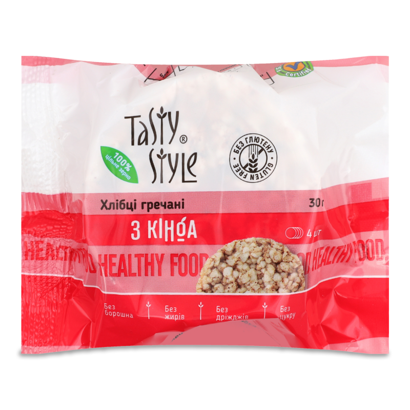 Хлібці Гречані з кіноа 30г Тейсті Стайл