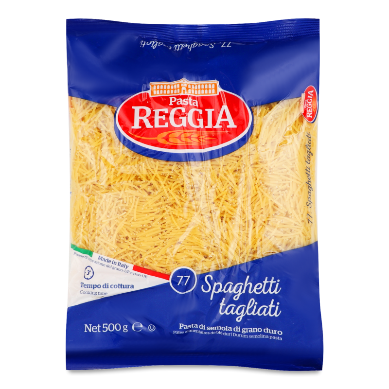 Вироби макаронні Спагетті Таджліаті №77 500г Паста Реджіа