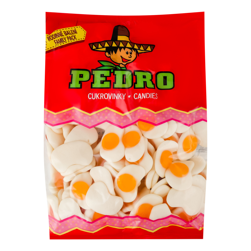 Цукерки желейні з фруктовим соком Fried еggs Pedro кг