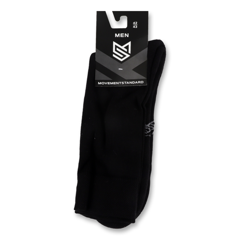 Шкарпетки чоловічі чорні однотонні махрова стопа р.42-43 M0204S МувментСтандарт