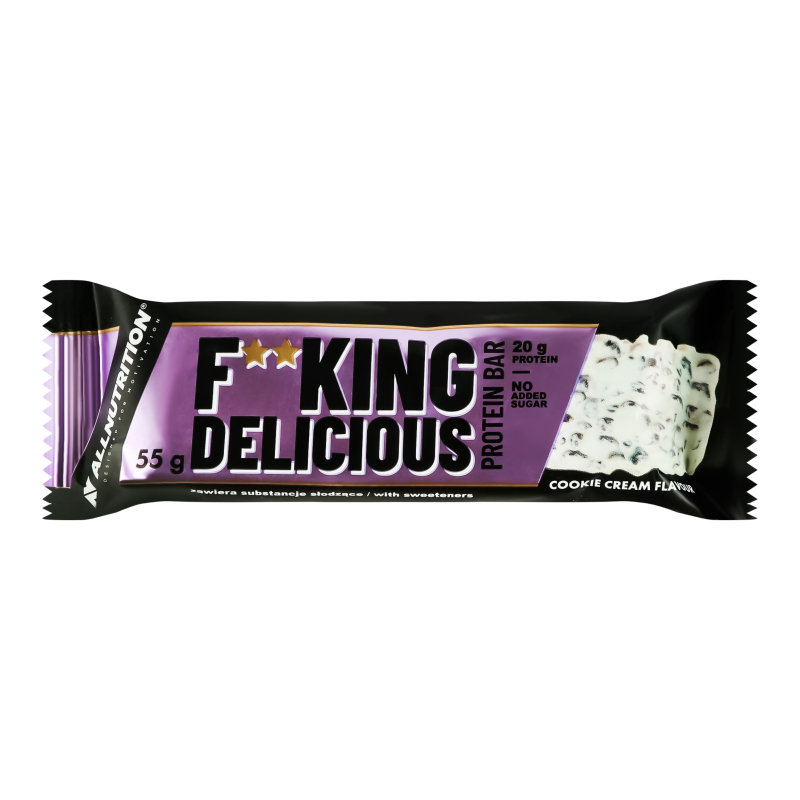 Батончик протеїновий зі смаком вершкового печива Fitking delicious Allnutrition м/у