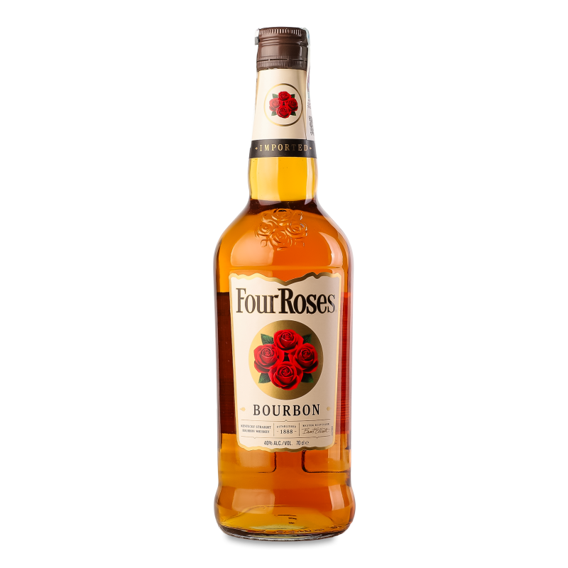 Віскі Бурбон Чотири троянди 40% 0,7л
