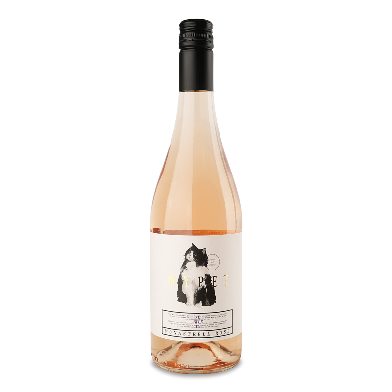 Вино Monastrell Rose рожеве сухе 12,5% 0,75л My Pet