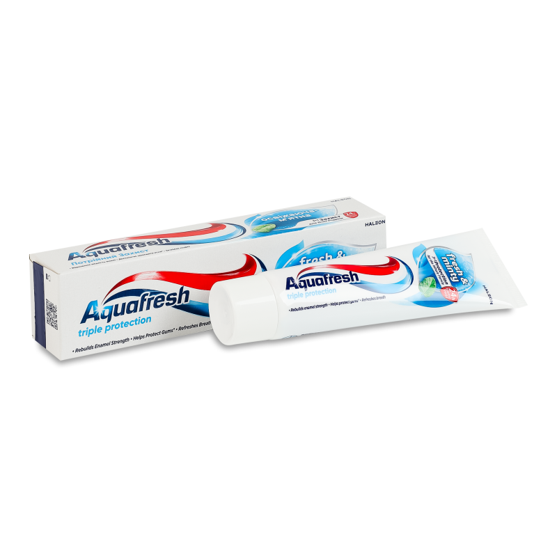 Паста зубна Triple protection Fresh&Minty з фтором 50мл Aquafresh