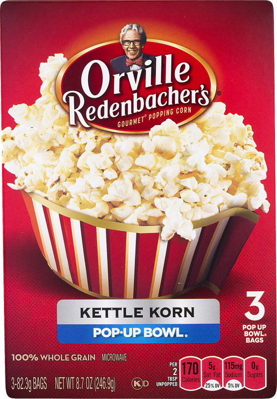 Orville Redenbacher's Gourmet Popping Corn Kettle Korn PopUp Bowl 3