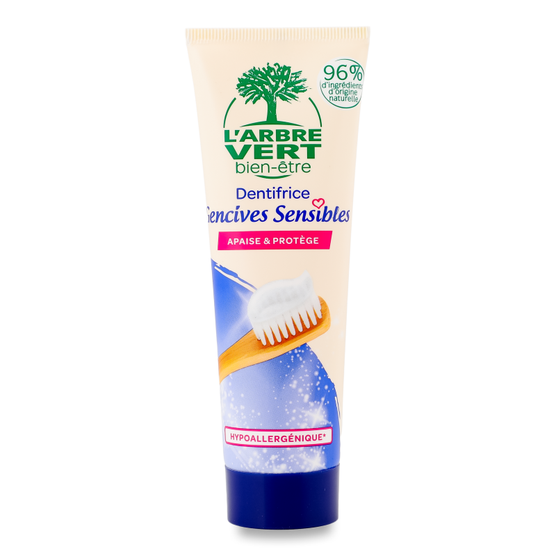 Паста зубна д/чутливих ясен гіпоалергенна з екстрактами календули 75мл Лярбре верт