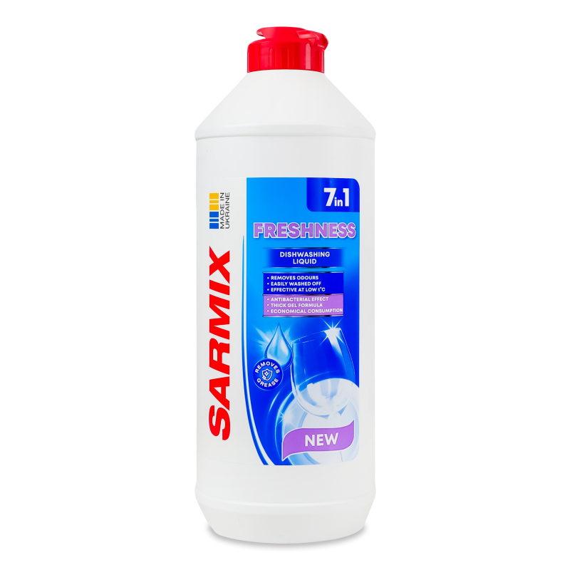 Засіб д/миття посуду Свіжість 500мл Sarmix