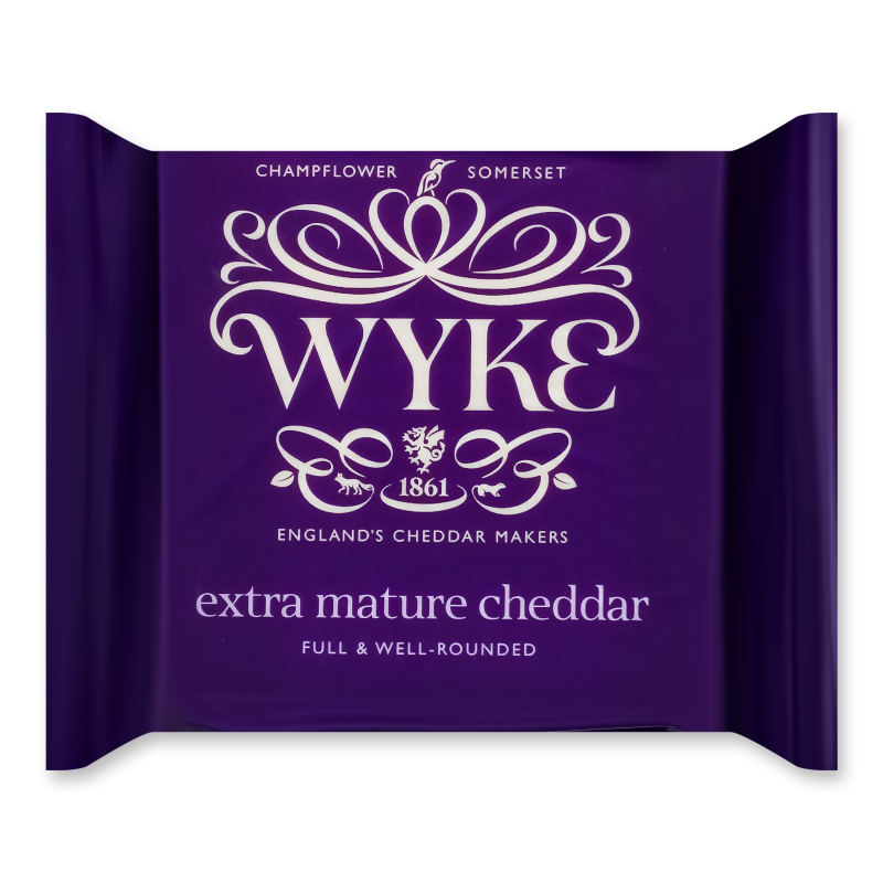 Сир Чеддер екстра витриманий 48% 200г в/у Вайк Фармс