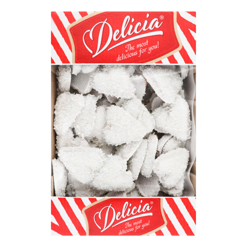Печиво здобне в кокосі Серденько Delicia к/у
