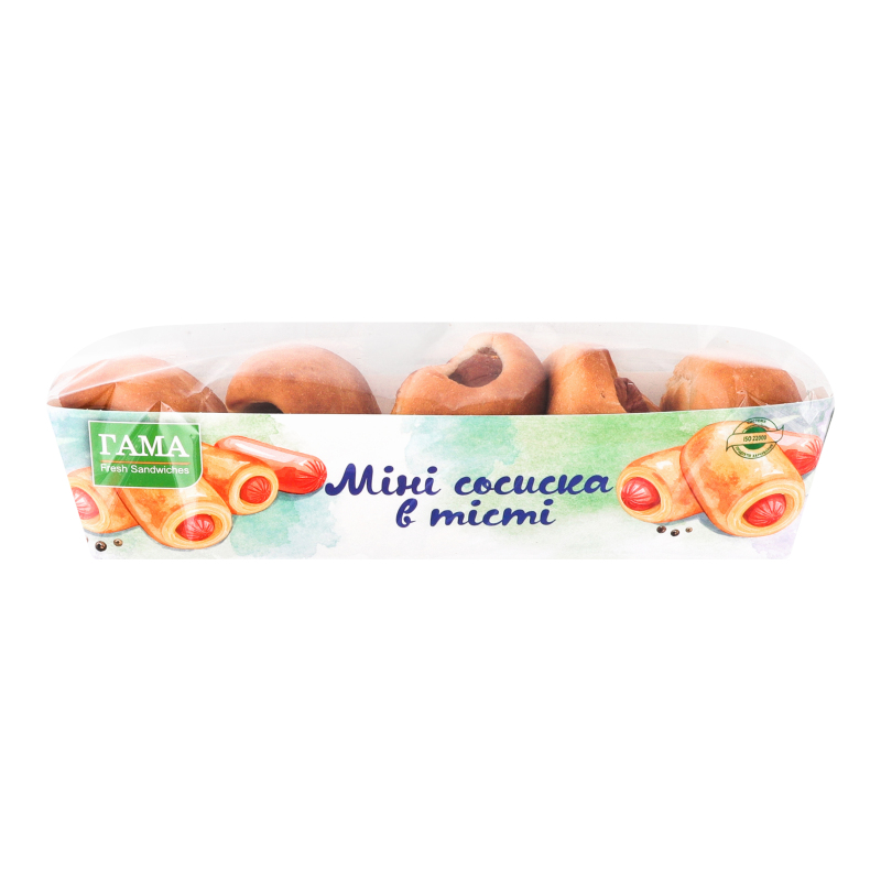 Мінісосиска в тісті Гама Fresh Sandwiches м/у