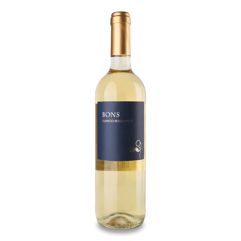 Вино біле н/солодке 11,5% 0,75л Bons