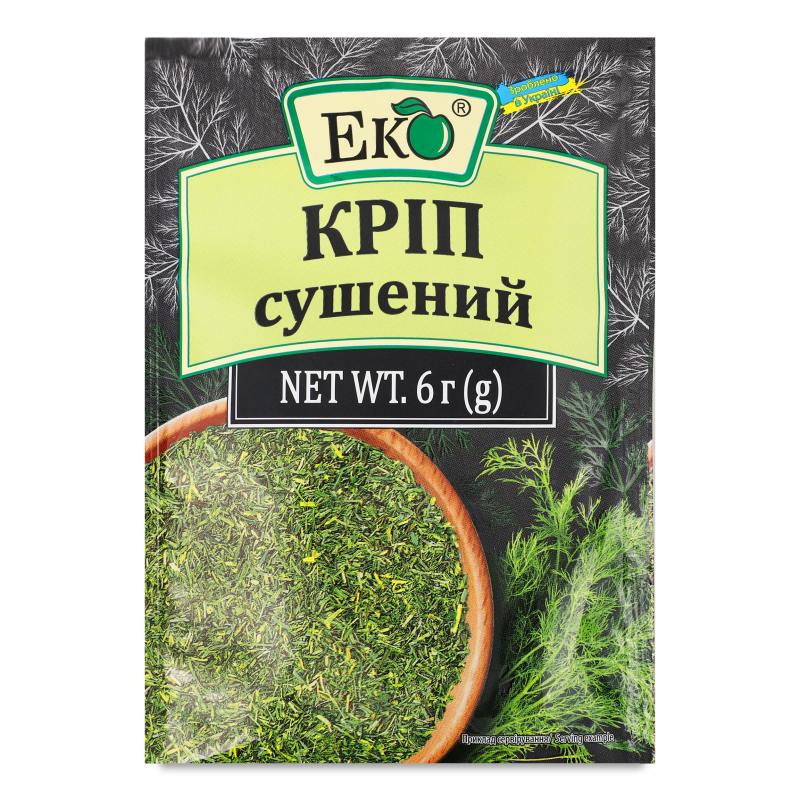 Кріп сушений 6г Еко