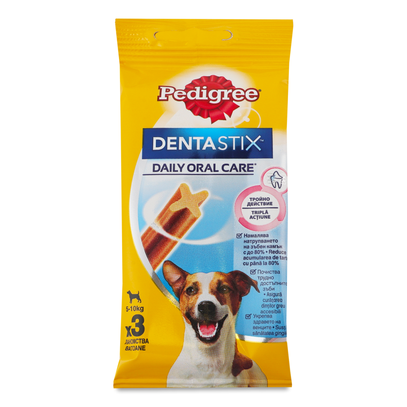 Корм д/собак DentaStix 3шт 45г Pedigree
