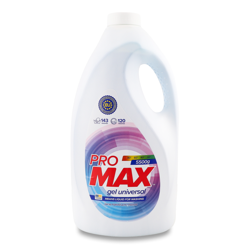 Засіб д/прання Універсал рідкий 5,5кг Про Макс