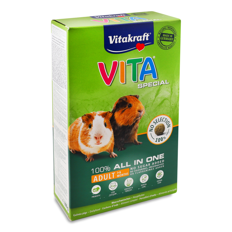 Корм д/морських свинок Віта Спешл 600г Вітакрафт