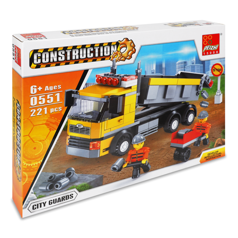 Конструктор Спецтехніка 212-264елементів в асортименті