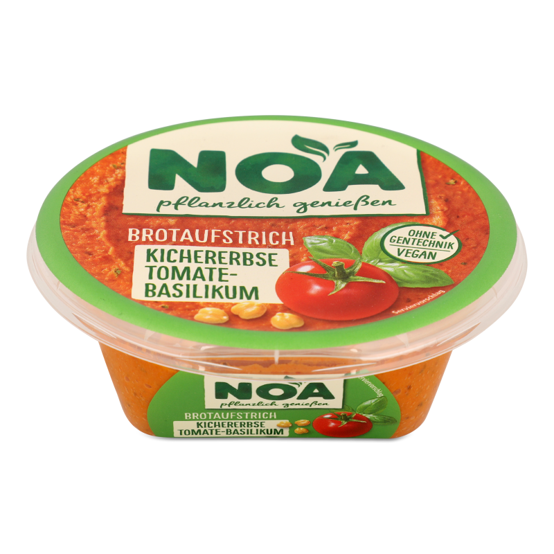 Закуска з нута Хумус томатно-базиликовий 175г NOA