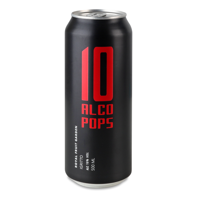 Напій зброджений Igritto газований 10% 0,5л ж/б Alco Pops