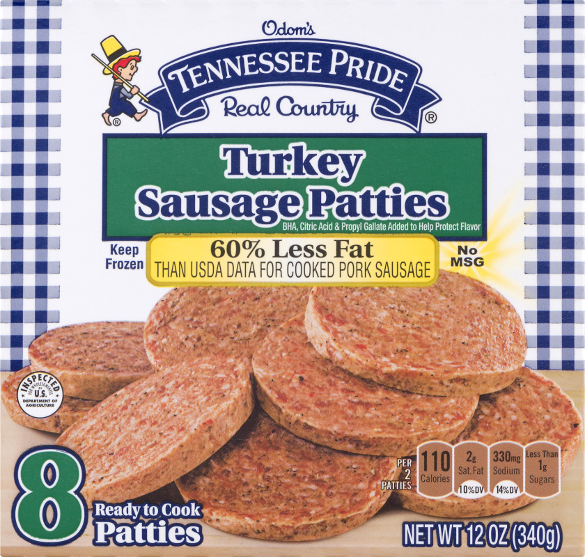 Odom's Tennessee Pride Turkey Sausage Patties 8 CT Odom's(72290042008) customers reviews