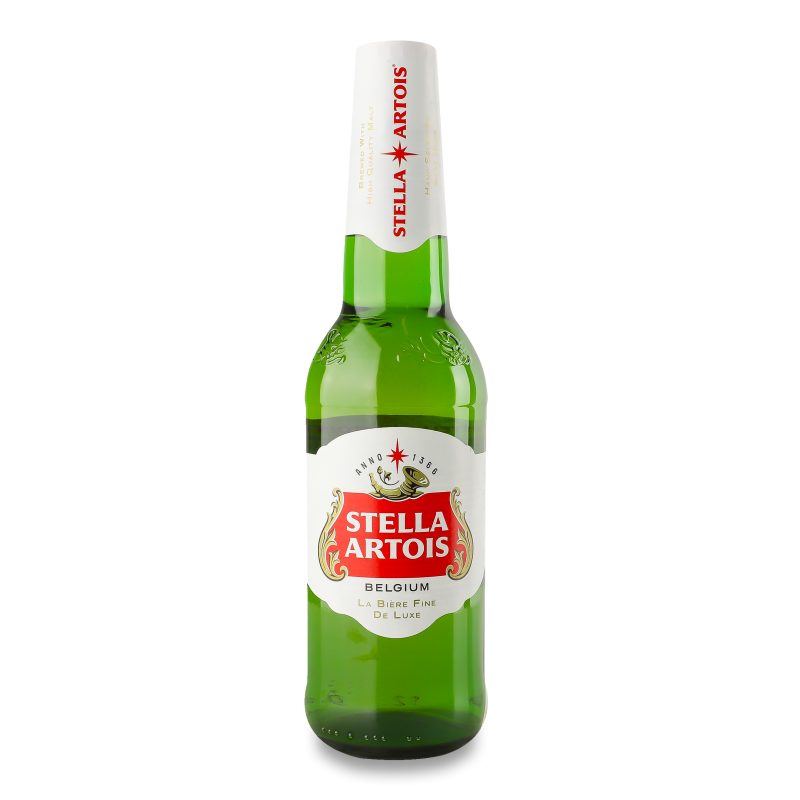 Пиво світле 5,2% 0,33л скло Stella Artois