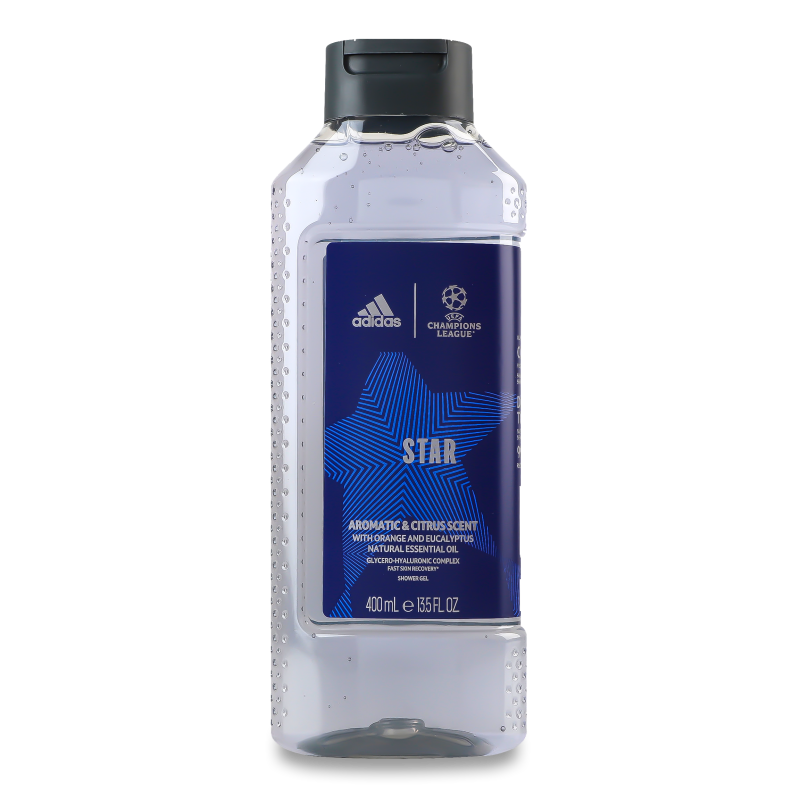 Гель д/душу UEFA 10 Star Edition д/чоловіків 400мл Adidas