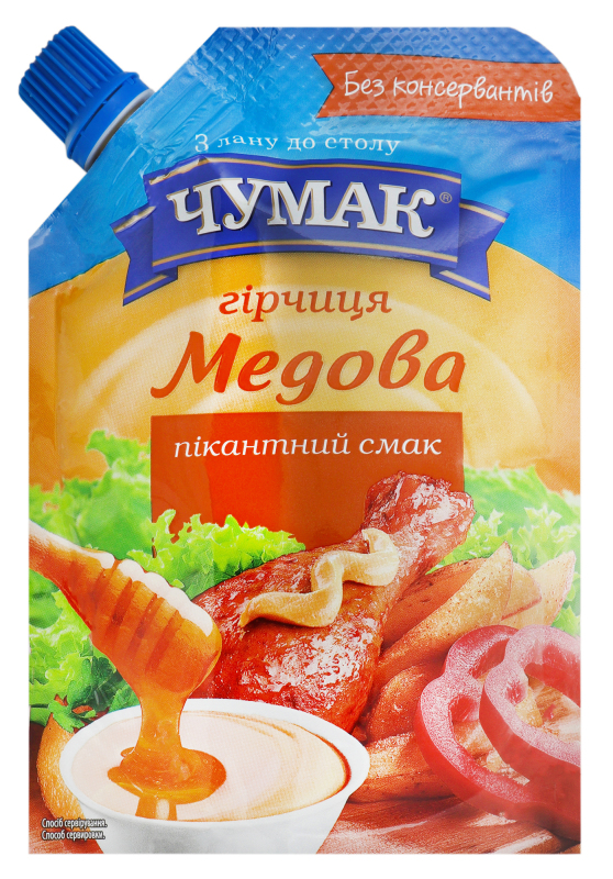 Горчица Медовая Чумак д/п 120г Чумак(4820156769592): купить в интернет ...
