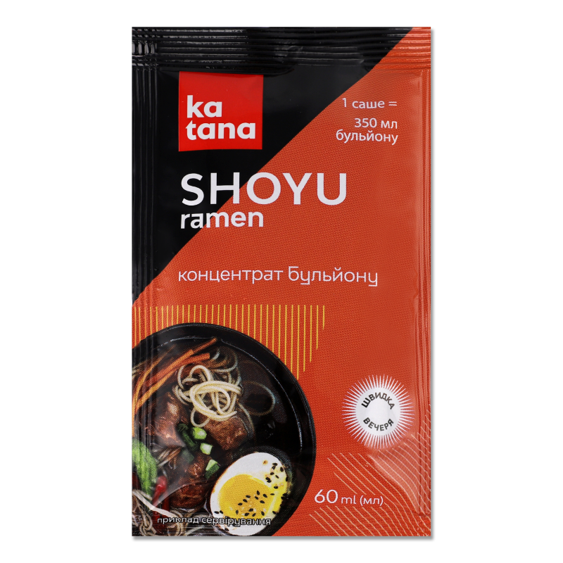 Концентрат бульйону Рамен Шою 60мл Katana