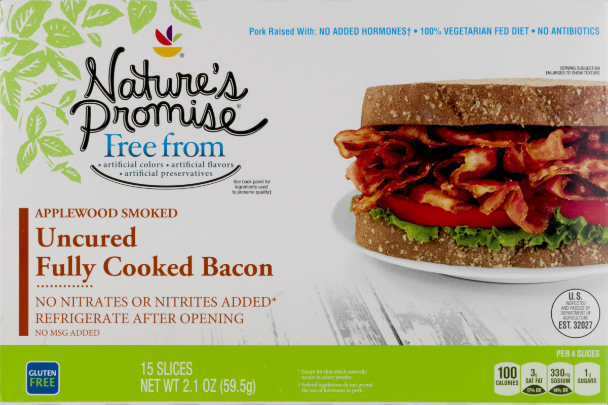 AHOLD, NATURE'S PROMISE, UNCURED FULLY COOKED BACON