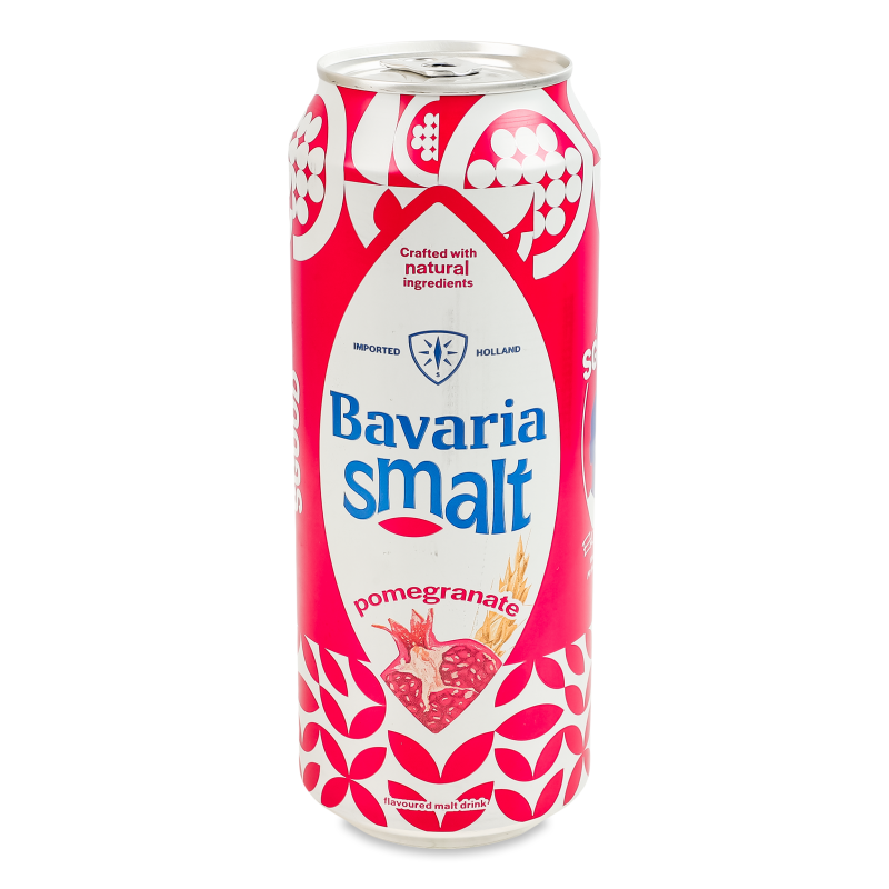 Пиво світле з смаком гранату безалкогольне 0,5л ж/б Баварія
